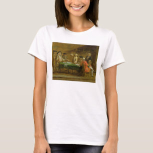 Camiseta Figuras en una taberna o un café, 1720s (aceite