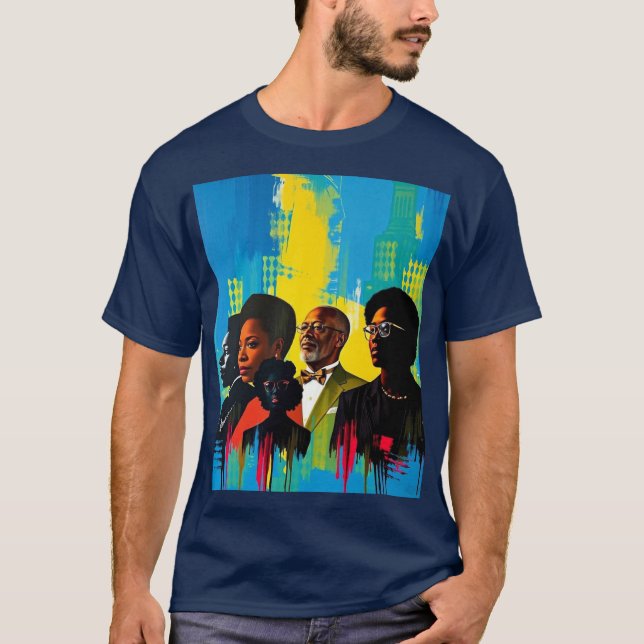 Camiseta Figuras influyentes: Poster del Mes de la Historia (Anverso)