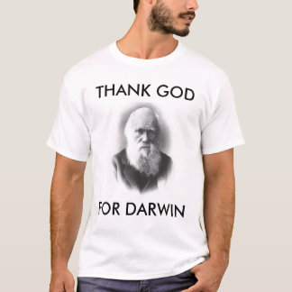 Camiseta figure7-darwin, AGRADECEN A DIOS, POR DARWIN