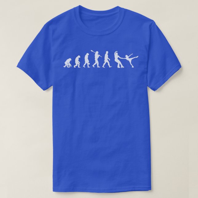 Camiseta Figure Skaters Human Evolution Darwin (Diseño del anverso)