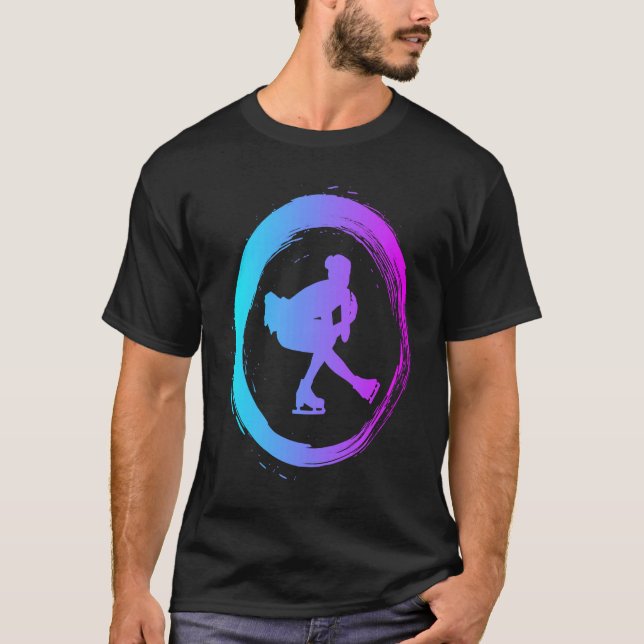 Camiseta figure skating dance ice skate figure skater (Anverso)