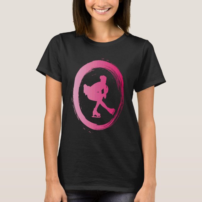Camiseta figure skating dance ice skate figure skater (Anverso)