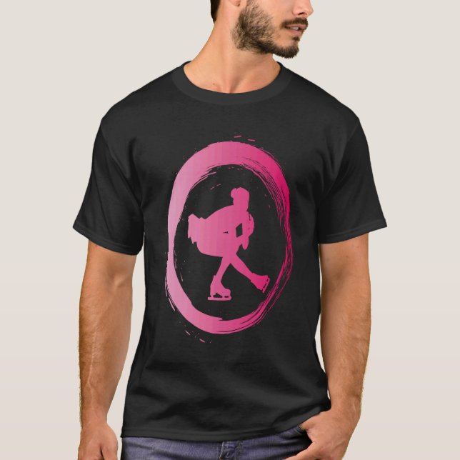 Camiseta figure skating dance ice skate figure skater (Anverso)
