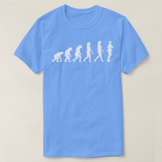 Camiseta Figure skating figure skating women evolution (Diseño del anverso)