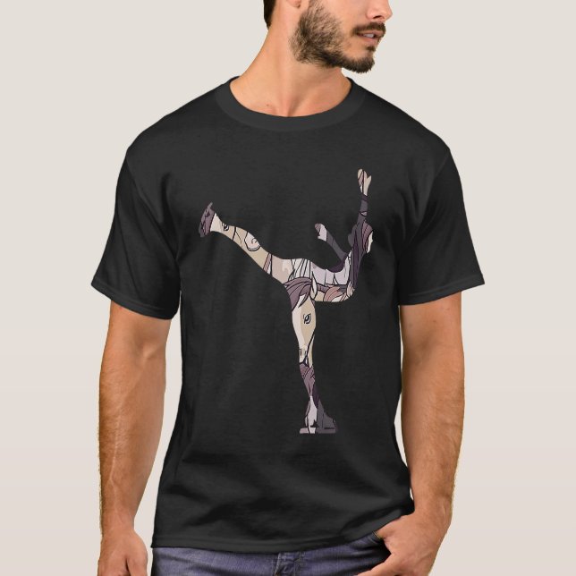 Camiseta Figure Skating Girls And Women Ice Skating  4 (Anverso)