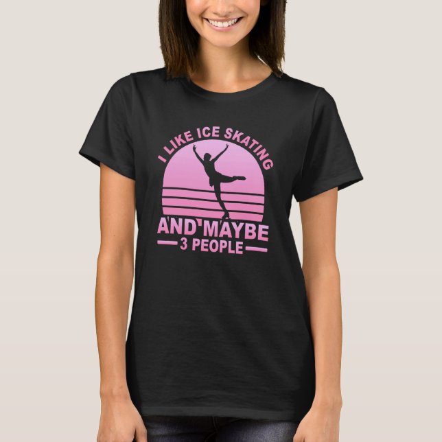 Camiseta Figure Skating Ice Skating Girls Figure Skating (Anverso)