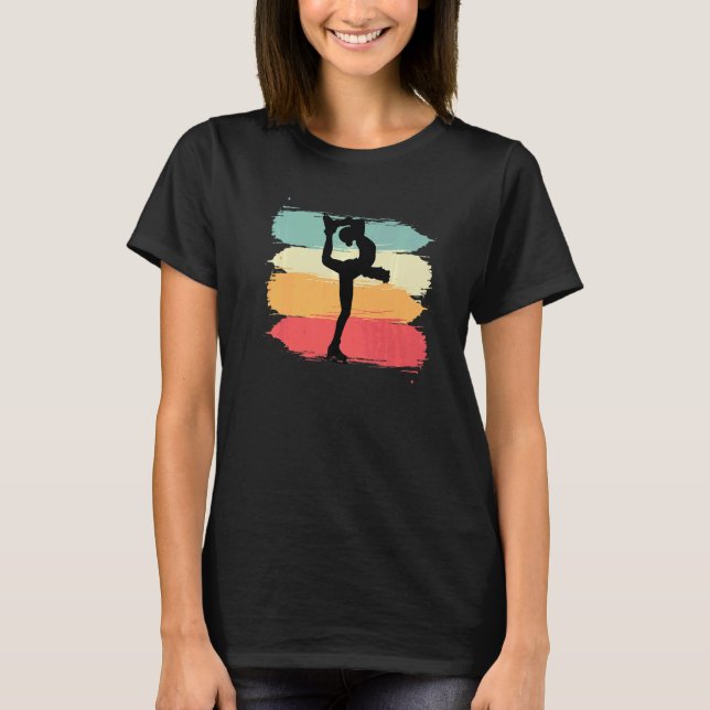 Camiseta Figure Skating Retro Skater or Dancer (Anverso)