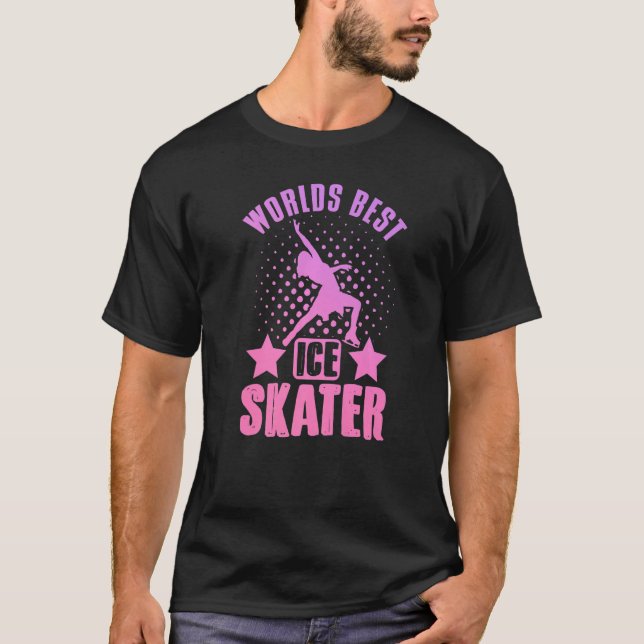 Camiseta Figure Skating Worlds Best Ice Skater Dancer (Anverso)