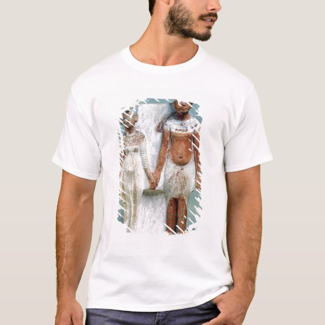 Camiseta Figurilla de Amenophis IV y de Nefertiti (Anverso)