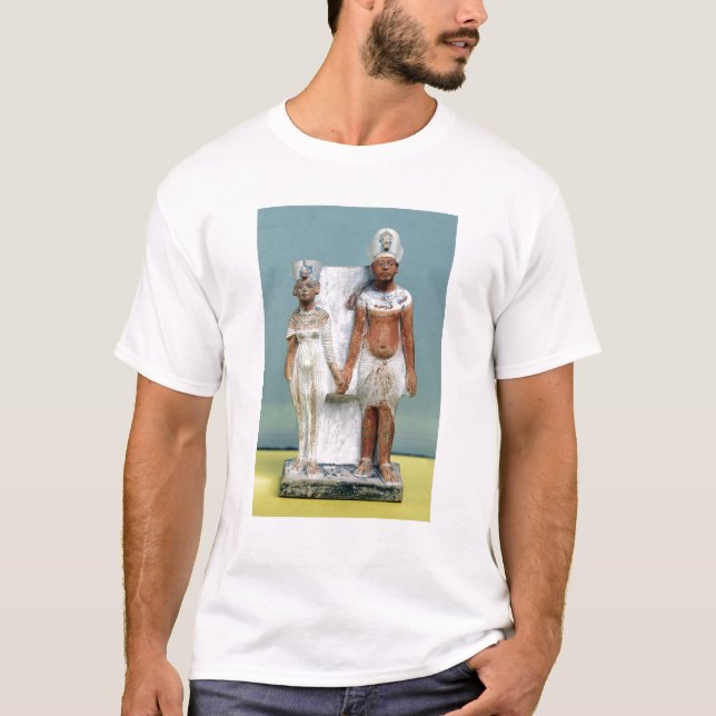 Camiseta Figurilla de Amenophis IV y de Nefertiti (Anverso)