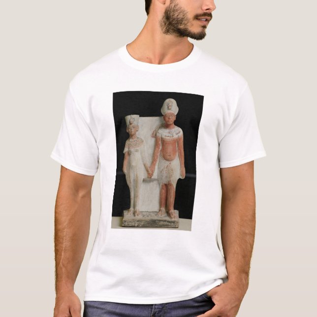 Camiseta Figurilla de Amenophis IV y de Nefertiti (Anverso)