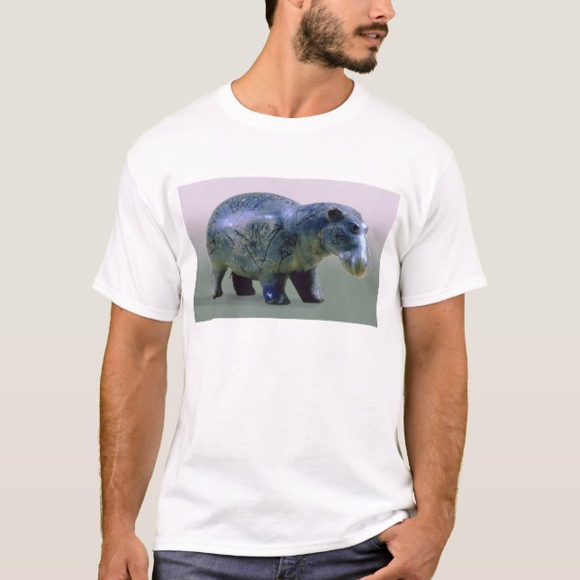 Camiseta Figurilla de un hippopotamus (Anverso)