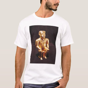Camiseta Figurilla de un hombre asentado, Quimbaya