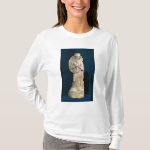 Camiseta Figurilla de una mujer que toca una flauta doble