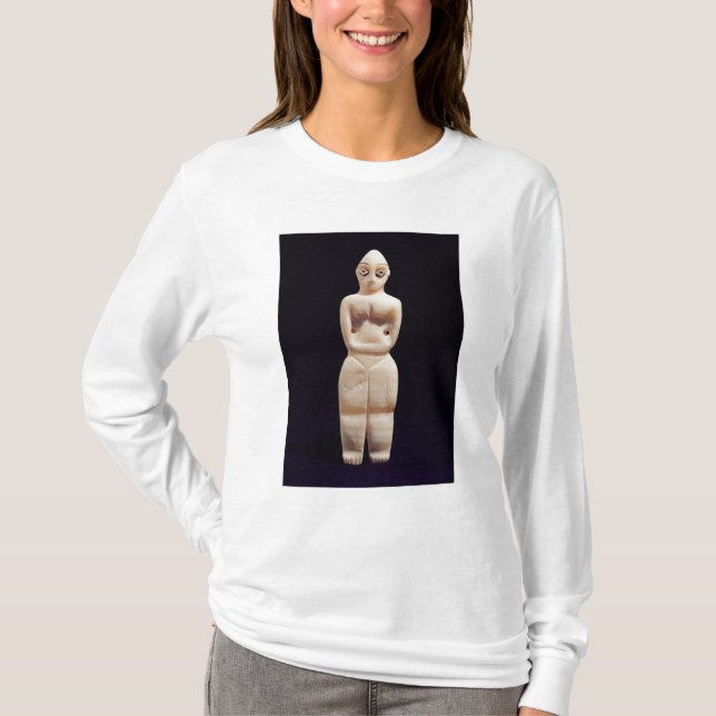 Camiseta Figurilla de una mujer, temprano 4to milenio A.C. (Anverso)