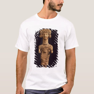 Camiseta Figurilla femenina en un plinth, necr del DES