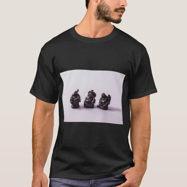 Camiseta Figuritas De Buda Pacíficas (Anverso)