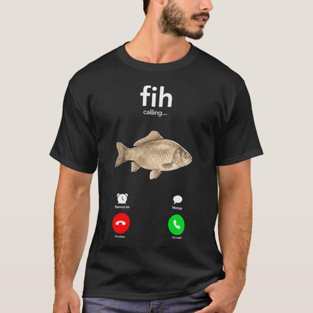 Camiseta Fih llamando a pescado con ortografía errónea Meme (Anverso)