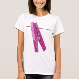 Camiseta Fijación de la línea de lavado de ropa