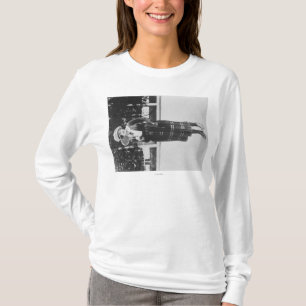 Camiseta Fijación de la mujer en fotografía del equipo de