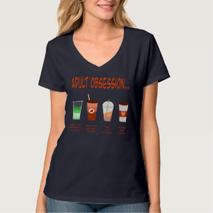 Camiseta Fijaciones de adultos, versión café