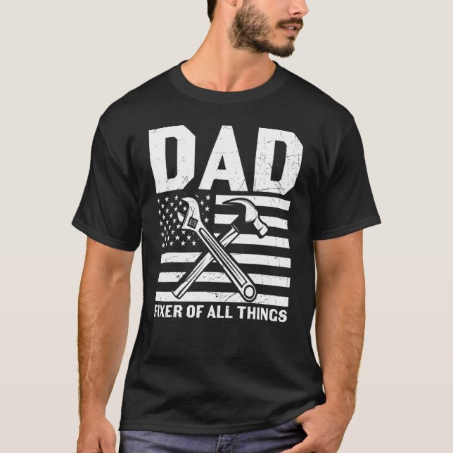 Camiseta Fijador del Día del Padre para hombres de todas la (Anverso)