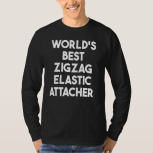 Camiseta Fijador Elástico Zigzag Más Destacado del Mundo