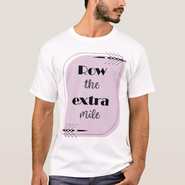 Camiseta Fijar la milla extra (Anverso)
