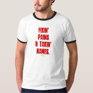 Camiseta Fijar los Dolores Y Los Nombres De Los Llevados