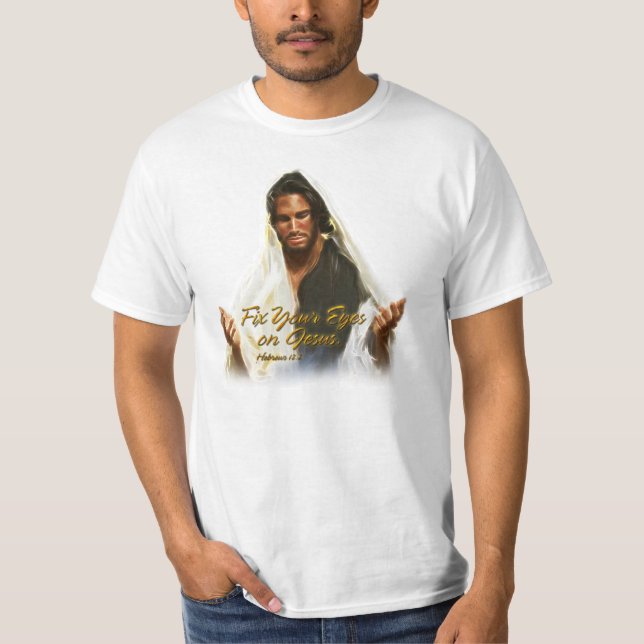 Camiseta Fijar tus ojos en Jesús 2 (Anverso)