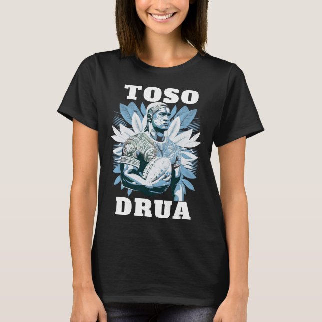 Camiseta Fiji Rugby  Rugby Toso Drua (Anverso)