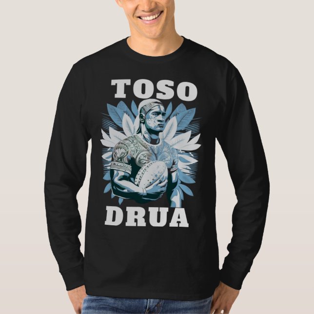 Camiseta Fiji Rugby  Rugby Toso Drua (Anverso)