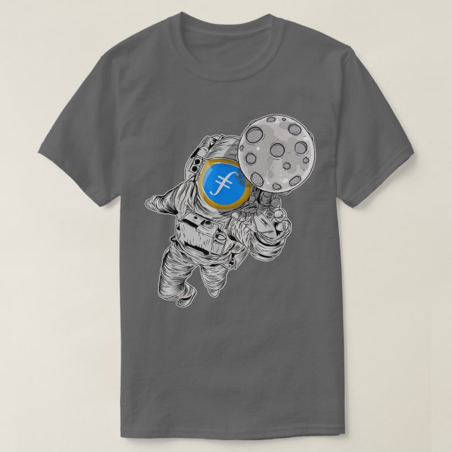 Camiseta FIL Astronauta Blockchain Crypto Filecoin  (Diseño del anverso)