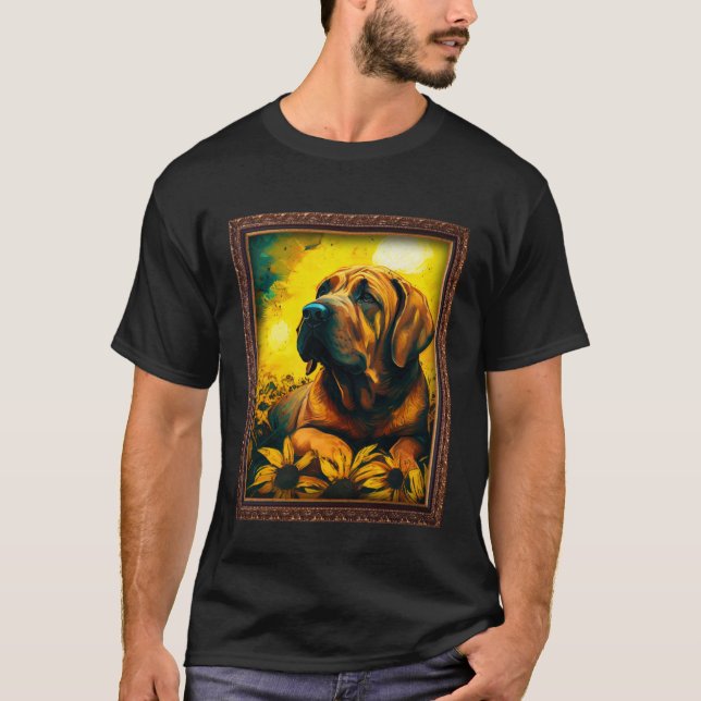 Camiseta Fila Brasileiro Pintando Flor De Girasol Madre Muj (Anverso)