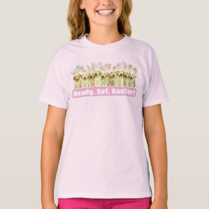 Camiseta Fila de conejitos cachorros