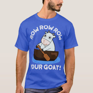 Camiseta Fila de fila de la cabra Cuesta de animal Pun