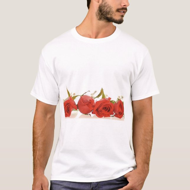 Camiseta Fila de Rosas (2) Tus palabras y fechas (Anverso)