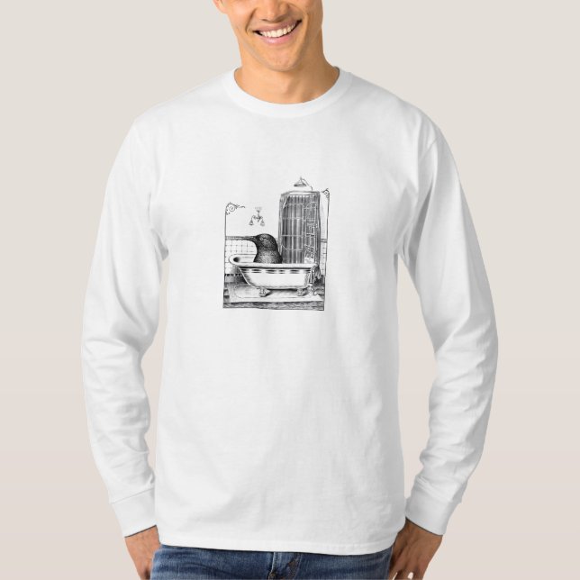 Camiseta Fila en una vieja bañera (Anverso)