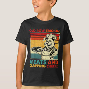 Camiseta Fila Retro Antiguo Fumando Carnes Y Dando Palmadas