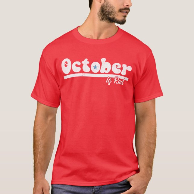 Camiseta Filadelfia de Octubre Rojo (Throwback) (Anverso)