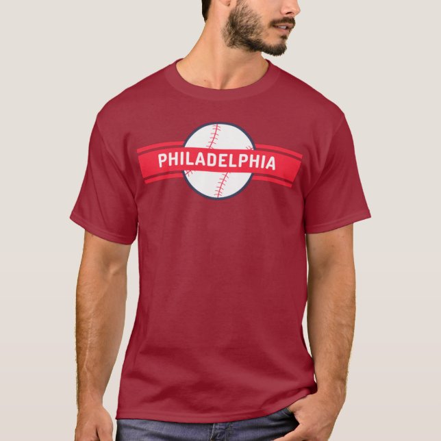 Camiseta Filadelfia del Viejo Béisbol de Filadelfia (Anverso)