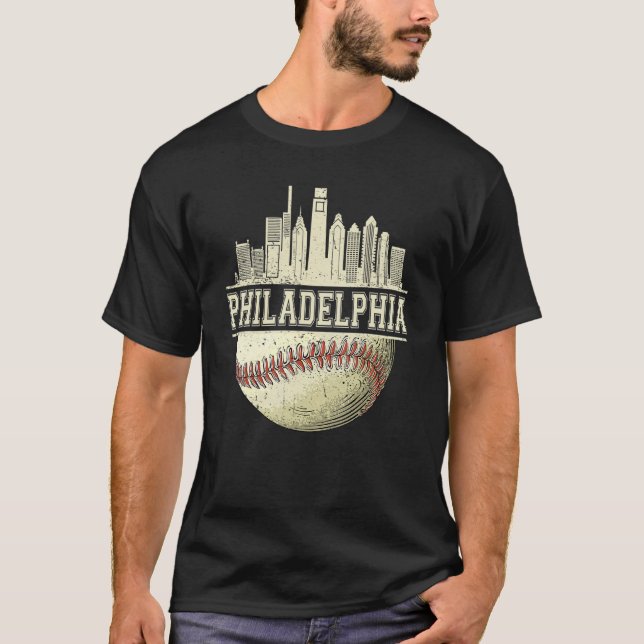 Camiseta Filadelfia del Viejo Béisbol de Filadelfia (Anverso)