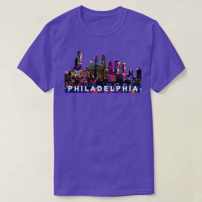 Camiseta Filadelfia en graffiti 1 (Diseño del anverso)
