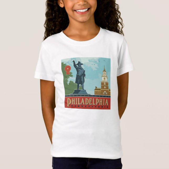 Camiseta Filadelfia, PA | Salón de la Independencia (Anverso)