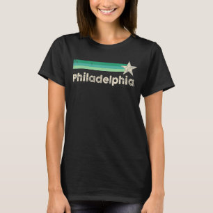 Camiseta Filadelfia Throwback Philadelphia Vintage Retro