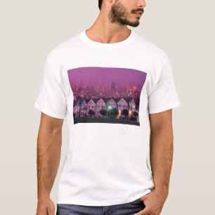 Camiseta Filas al atardecer en San Francisco,