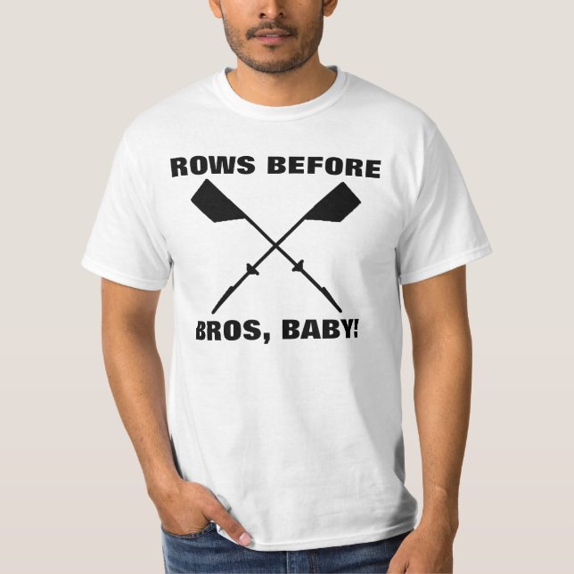 CAMISETA FILAS ANTES DEL BEBÉ DE BROS (Anverso)