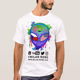 Camiseta Filas de Milán alienadas