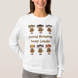 Camiseta Filas orgullosas del brownie del líder de la tropa