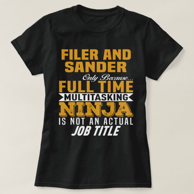 Camiseta Filer Y Sander (Diseño del anverso)